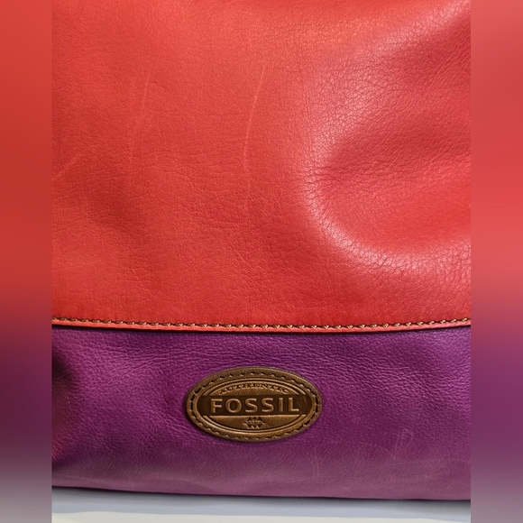 Fossil Colorblock XL Tote - Picture 2 of 3
